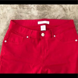 No boundaries red jeans